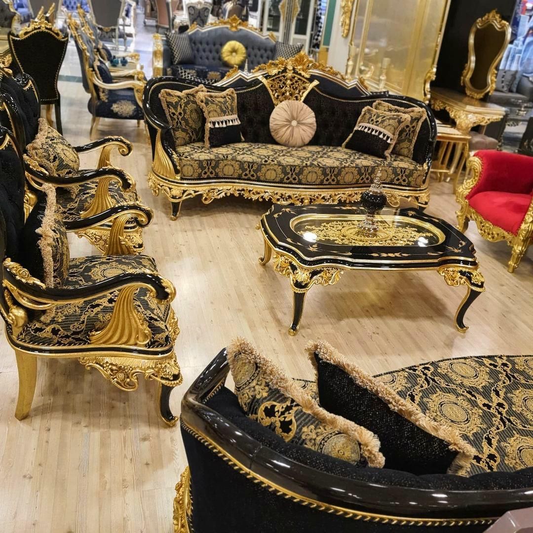 مبل اقساطی سلطنتی 9نفره مدل برزیلی