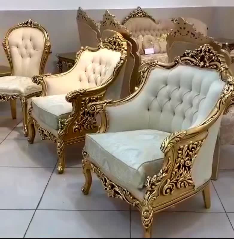 مبل اقساطی سلطنتی 7نفره مدل ایتالیایی