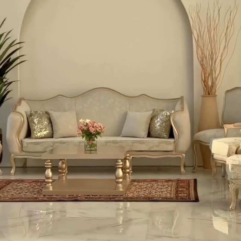 مبل اقساطی کلاسیک 7نفره مدل کوئین