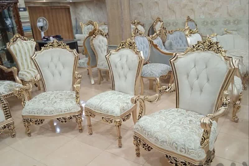 مبل اقساطی کلاسیک 7نفره مدل آبشاری