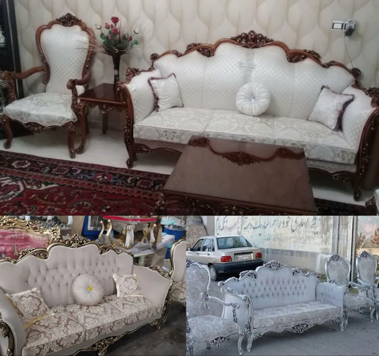 مبل کلاسیک ۷نفره مدل آراد