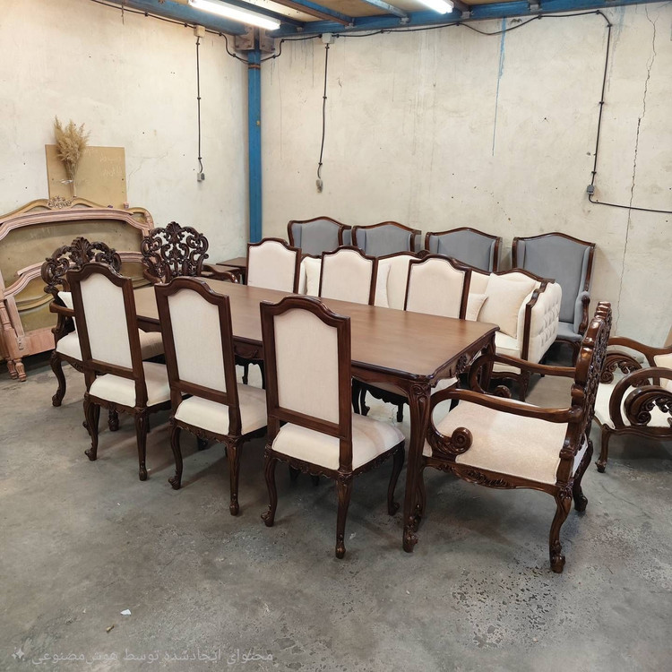 مبل کلاسیک ۷نفره مدل کینگ