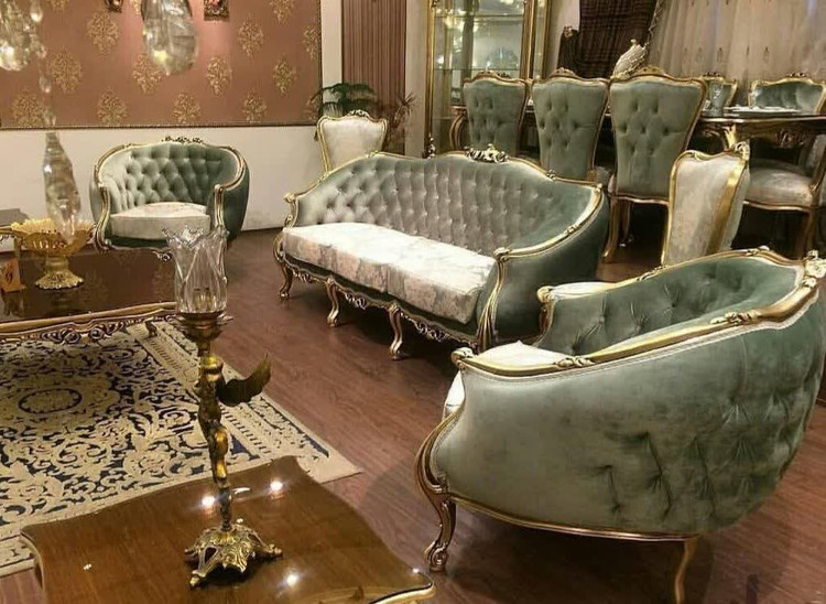مبل کلاسیک ۹نفره مدل زمرد