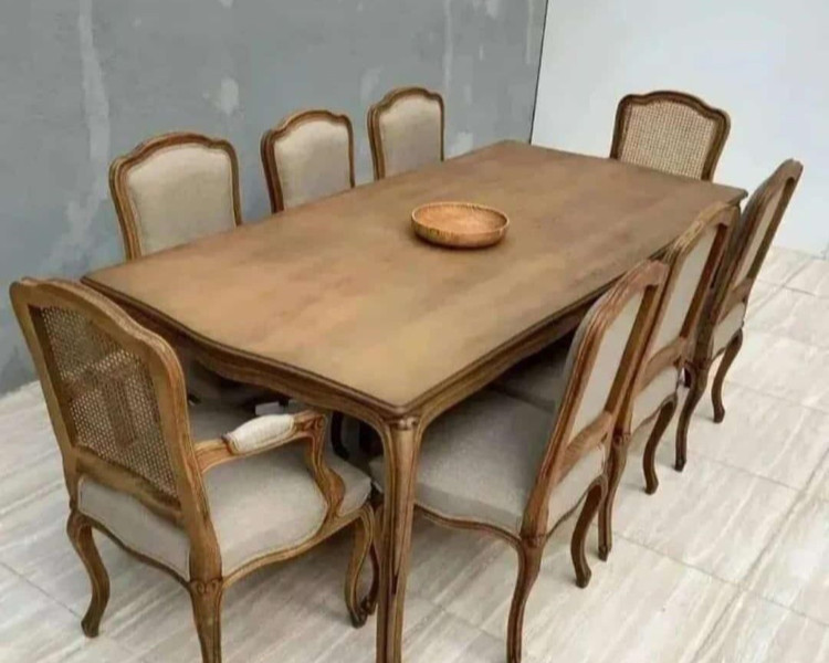 نهارخوری کلاسیک3 ۸نفره مدل فرانسوی