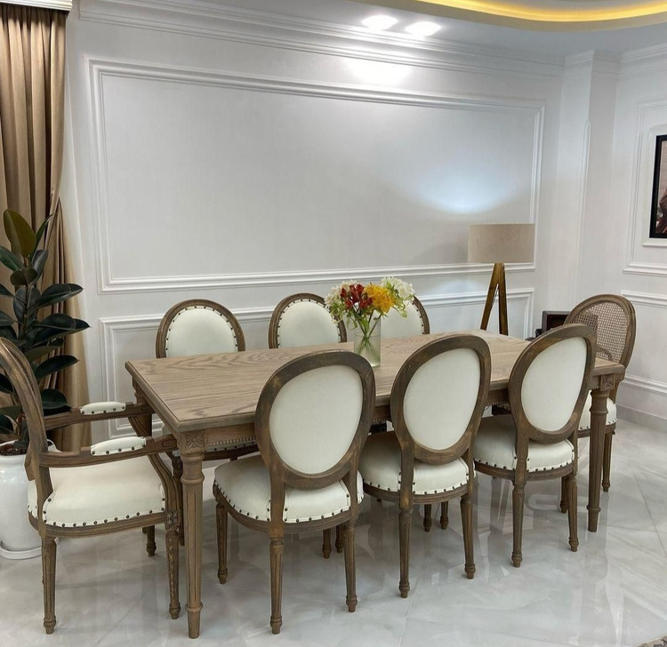 نهارخوری کلاسیک3 ۸نفره مدل فرانسوی