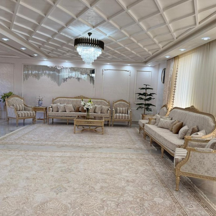 مبل استیل به نام پاپیونی(7 نفره) تخفیف ویژه ضمانت تمام چوب فوم سرد و چوب راش گرجستان