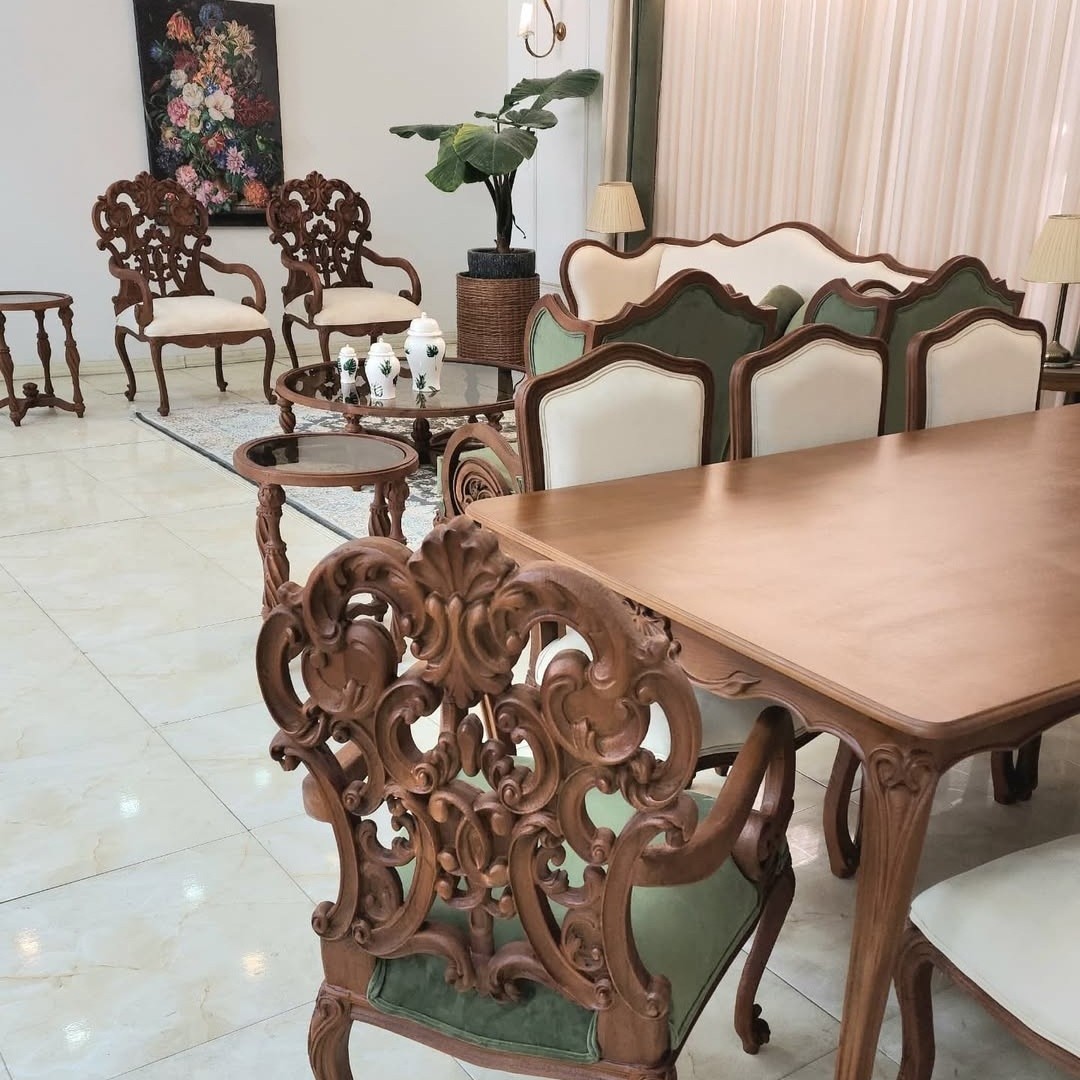 مبل لویی فرانسوی(7 نفره) تخفیف بی تکرار به سراسر کشور(باربری رسمی) ضمانت چوب