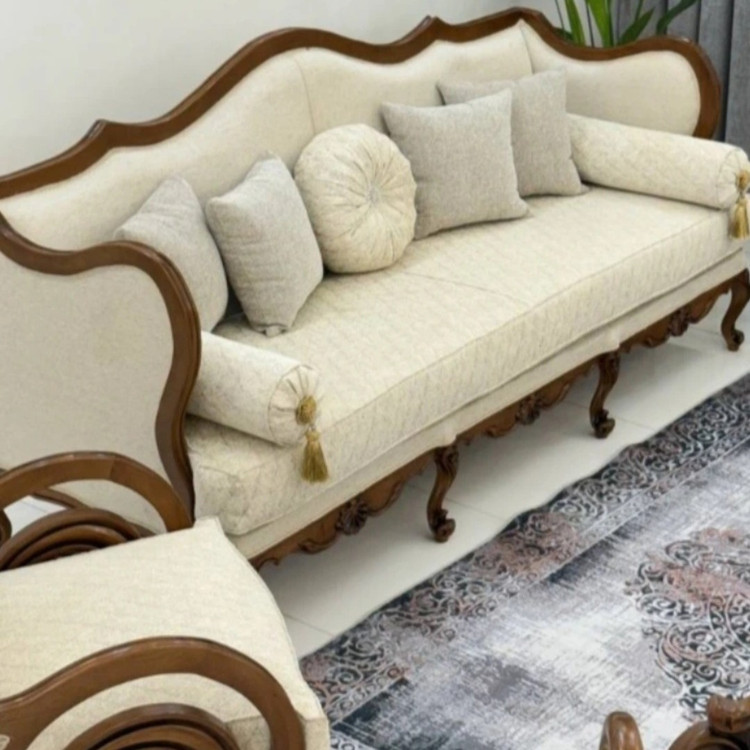 مبل لویی فرانسوی(7 نفره) تخفیف بی تکرار به سراسر کشور(باربری رسمی) ضمانت چوب