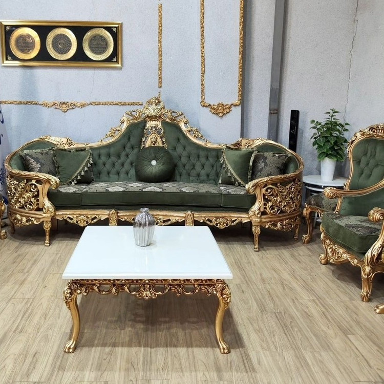مبل استیل به نام امپراطور(7 نفره) تخفیف ویژه ضمانت تمام چوب فوم سرد و چوب راش گرجستان