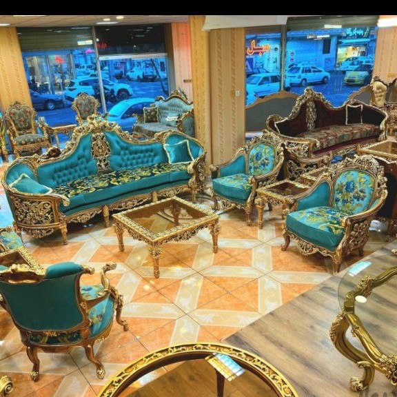 مبل استیل به نام امپراطور(7 نفره) تخفیف ویژه ضمانت تمام چوب فوم سرد و چوب راش گرجستان