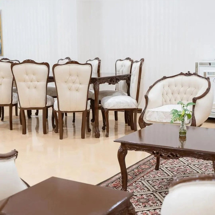 مبل زمرد(لگنی 7 نفره) تمام چوب کلاسیک به سراسر کشور(باربری رسمی) قیمت تولیدی