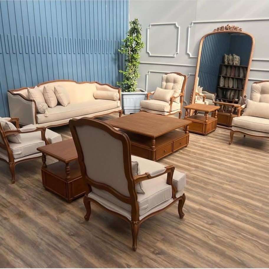 مبل کویین فرانسوی(7 نفره) تخفیف بی تکرار به سراسر کشور