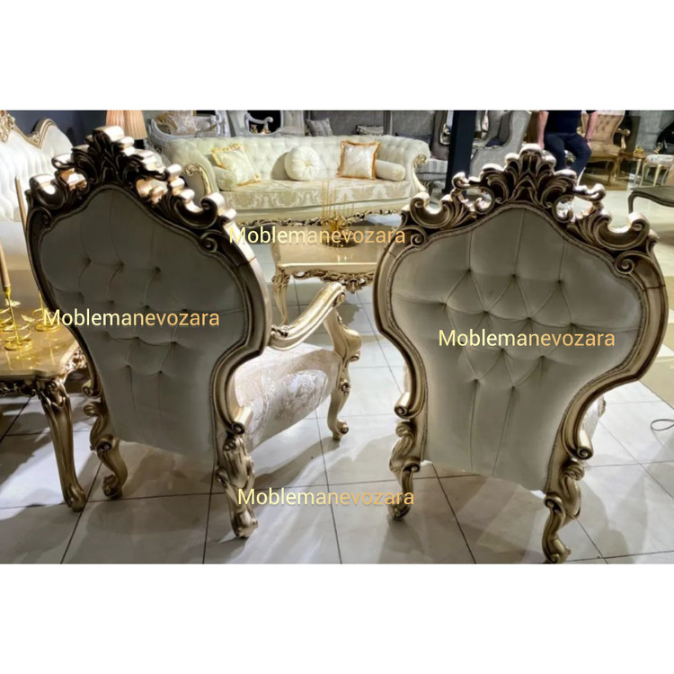 مبل کلاسیک سلطنتی ۷نفره مدل چراغان