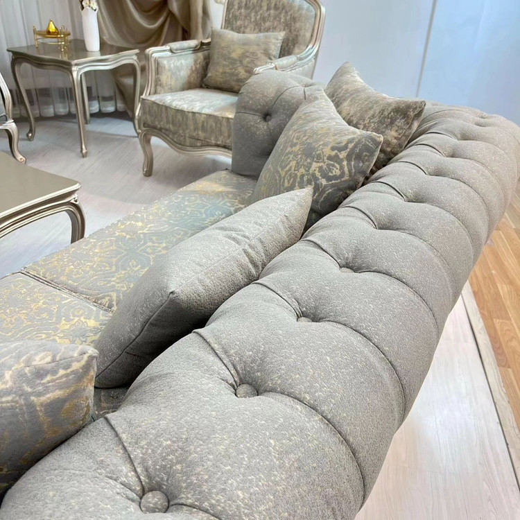 مبل۸نفره کویین فرانسوی سه گل