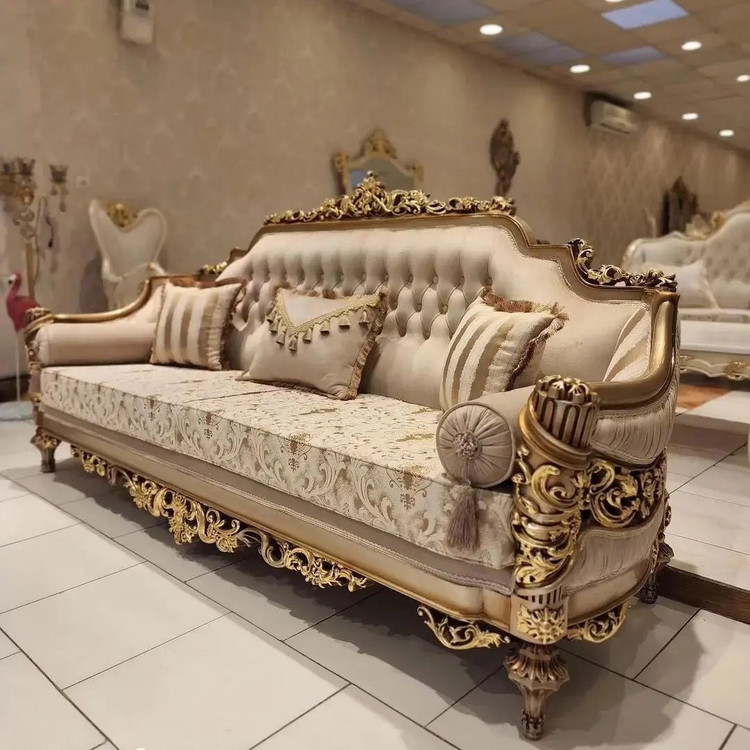 مبل کلاسیک سلطنتی ۷نفره مدل گلایل کد 1
