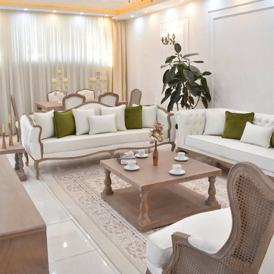 مبل فرانسوی ۸نفره با کاناپه چستر ارسال رایگان