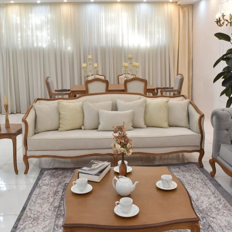 مبل ابزاری فرانسوی با کاناپه چستر