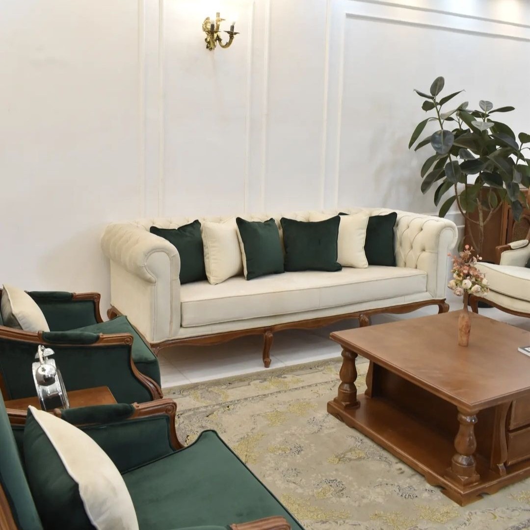 مبل کویین ابزاری ۸نفره با کاناپه چستر ارسال رایگان