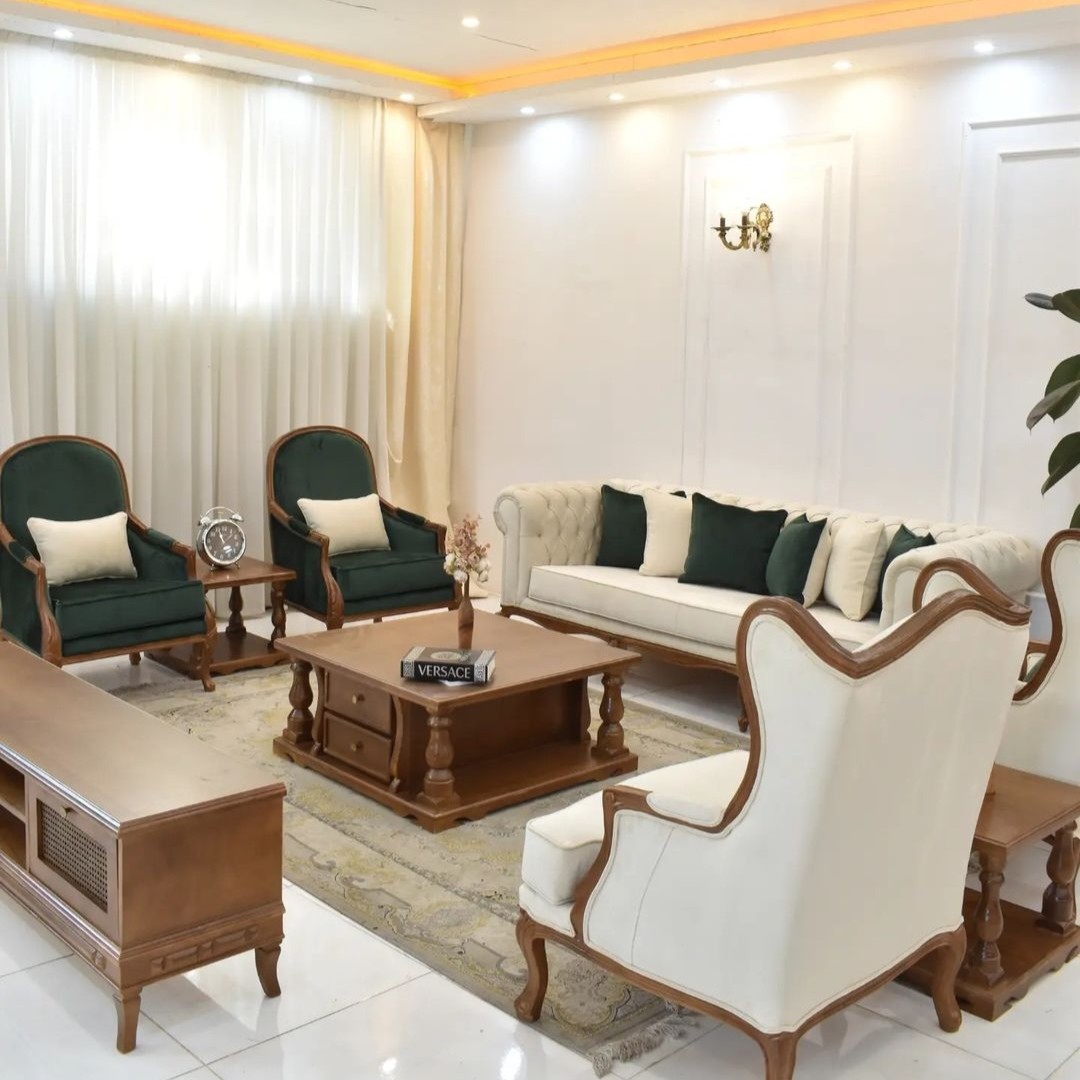 مبل کویین ابزاری ۸نفره با کاناپه چستر ارسال رایگان