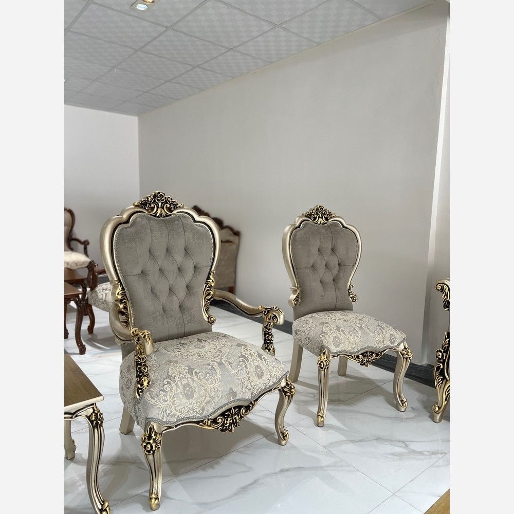 مبل کلاسیک۷نفره مدل آراد جنس چوب راش ارسال رایگان