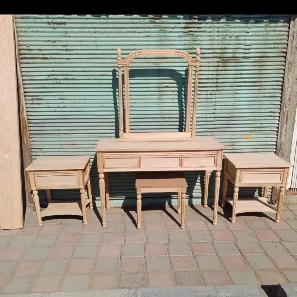 سرویس خواب چوبی مدل ملکه