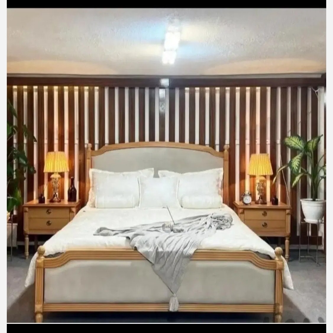سرویس خواب چوبی مدل ملکه