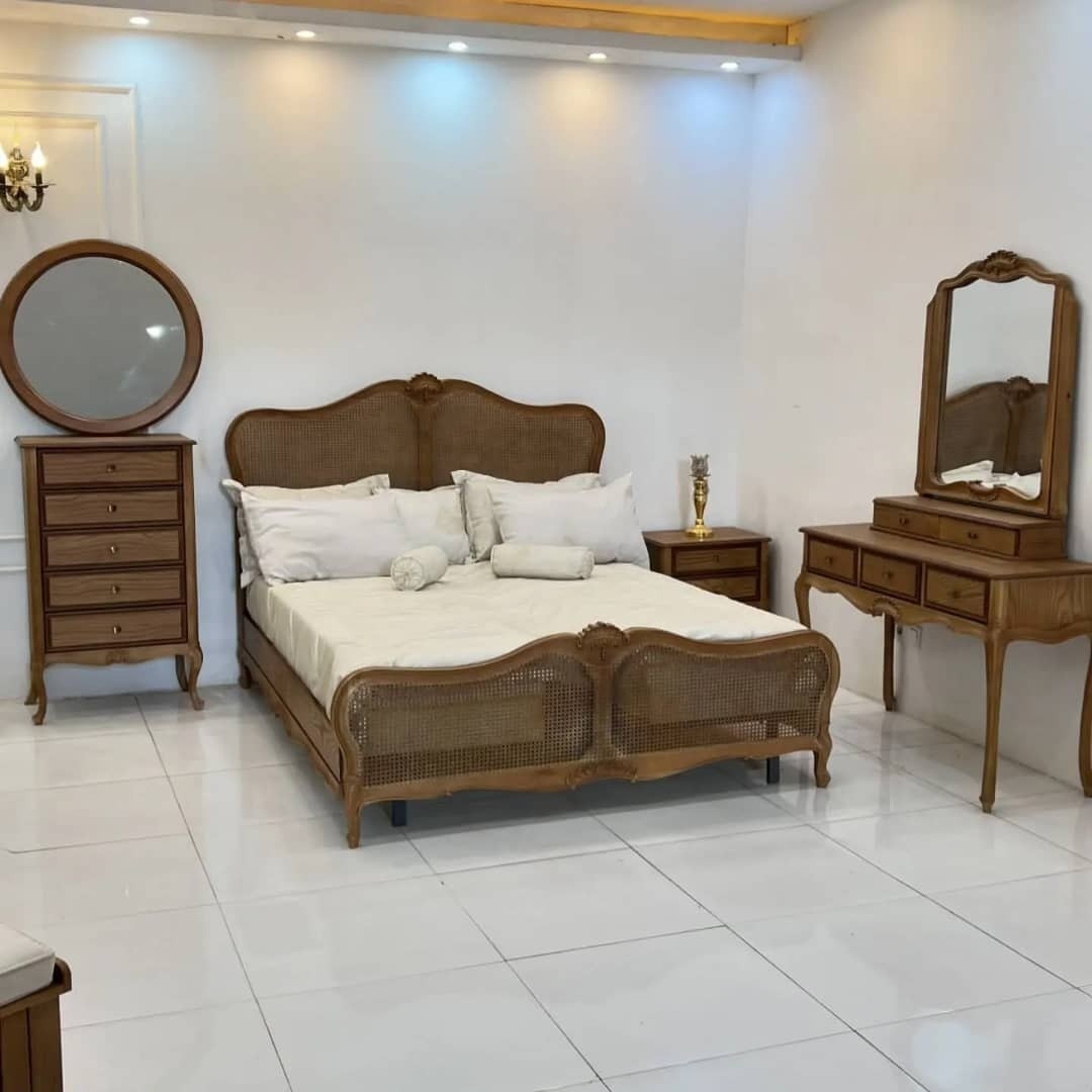سرویس خواب/تخت خواب تمام چوب