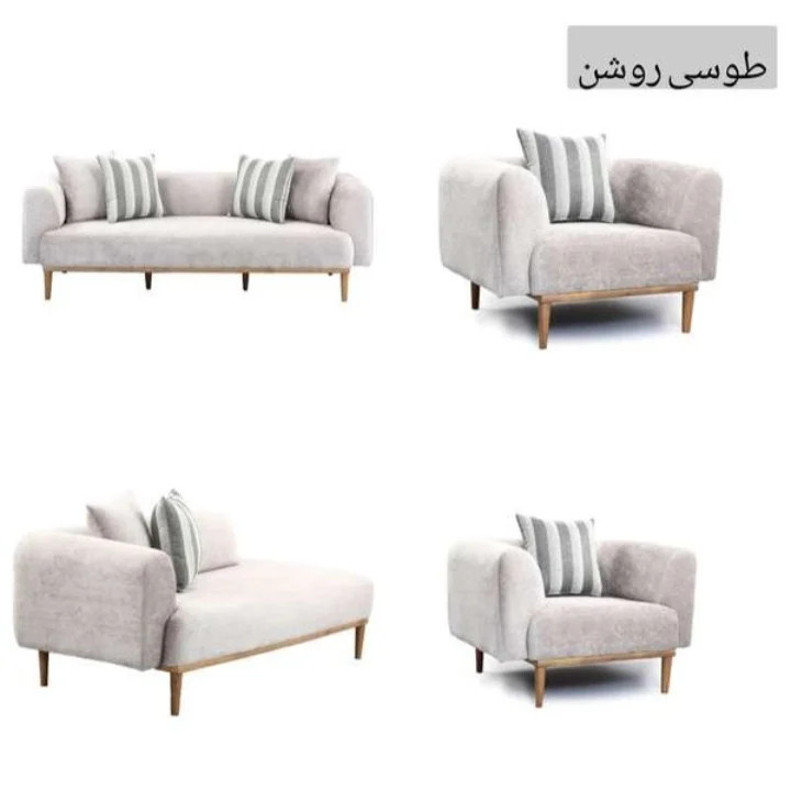 مبل راحتی 7 نفره مدل پروانه