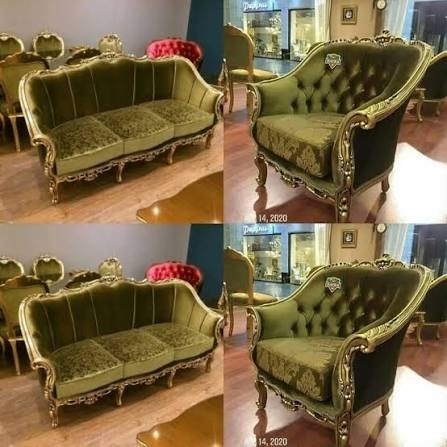 مبل 9 نفره کلاسیک لیسپون ارسال بصورت رایگان