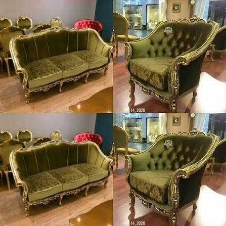 مبل 9 نفره کلاسیک لیسپون ارسال بصورت رایگان