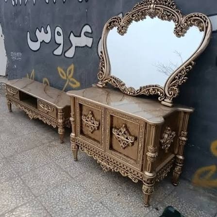 کنسول آینه تمام چوب خاطره ارسال ب صورت رایگان