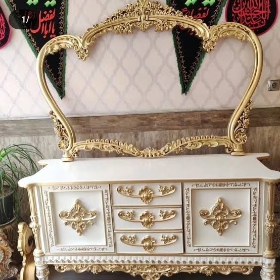 آینه کنسول تمام چوب خاطره ارسال رایگان