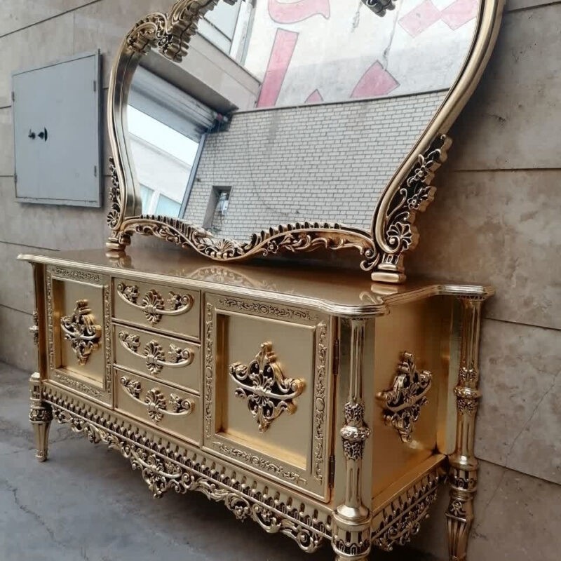 آینه کنسول تمام چوب خاطره ارسال رایگان