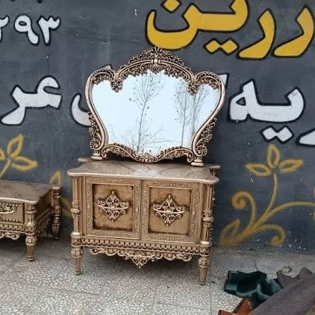 کنسول آینه تمام چوب خاطره ارسال ب صورت رایگان