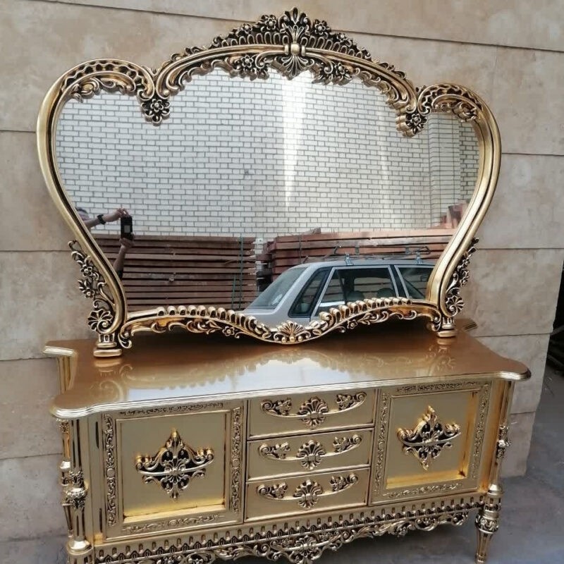 آینه کنسول تمام چوب خاطره ارسال رایگان