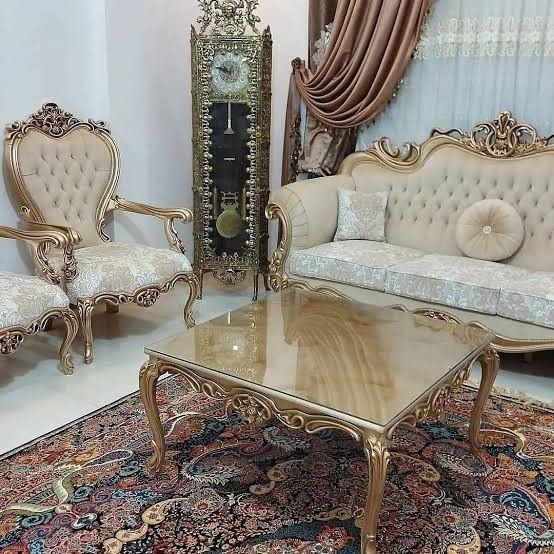 مبل کلاسیک افسون 9 نفره ارسال رایگان