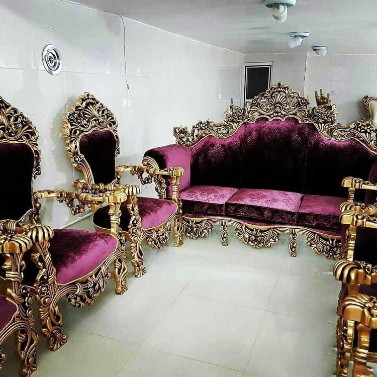 مبل سلطنتی مصری 7نفره پنجه شیری ارسال بصورت رایگان