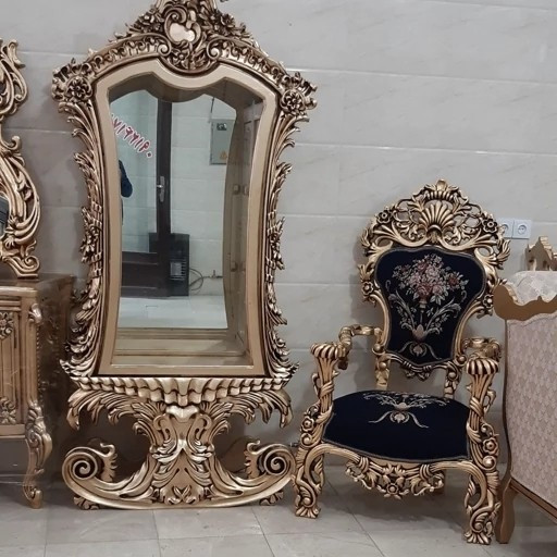 مبل سلطنتی مصری 7نفره پنجه شیری ارسال بصورت رایگان