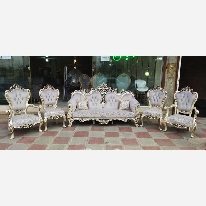 مبل کلاسیک سلطنتی الیزابت تمام چوب ارسال رایگان