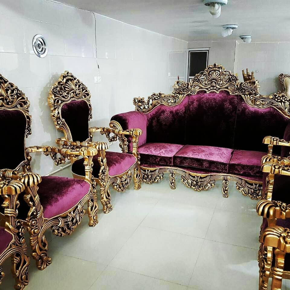 مبل سلطنتی 7نفره مصری پنجه شیری ارسال رایگان