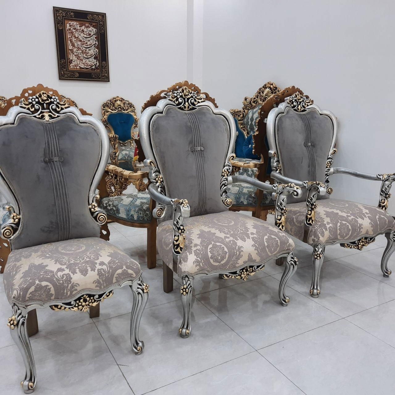 مبل سلطنتی کلاسیک سلطنتی آراد ارسال رایگان
