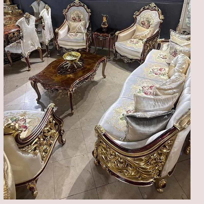 سرویس مبلمان سلطنتی استیل مدل سلطان