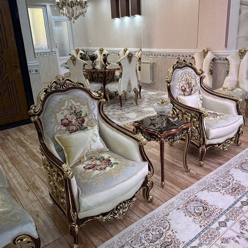سرویس مبلمان سلطنتی استیل مدل سلطان