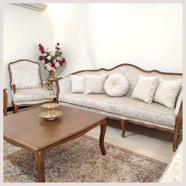 سرویس مبل کلاسیک فرانسوی کویین ابزاری
