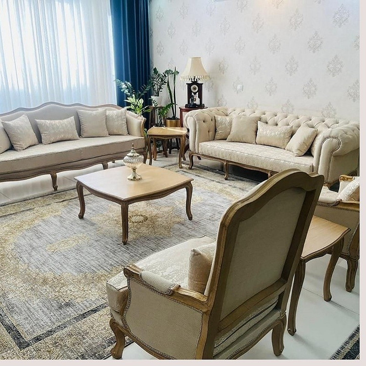 سرویس مبل کلاسیک فرانسوی کویین ابزاری