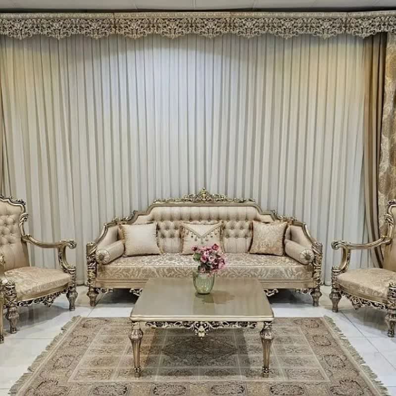سرویس مبل سلطنتی مدل گلایول ارسال رایگان