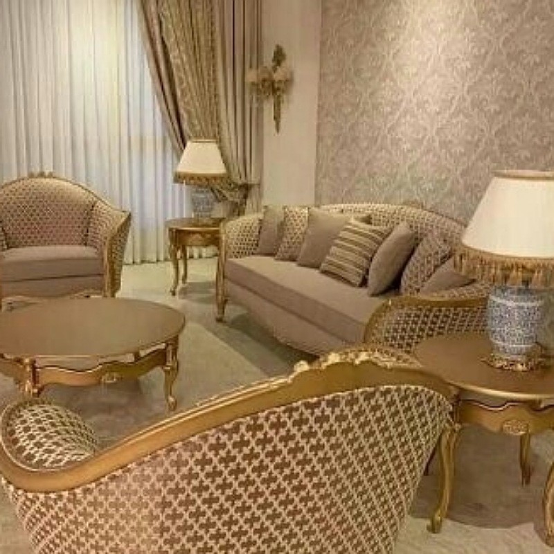 سرویس مبلمان کلاسیک سه گل ارسال رایگان