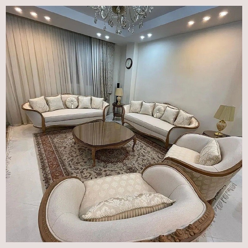 سرویس مبلمان کلاسیک سه گل ارسال رایگان
