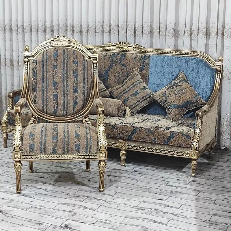 سرویس مبل کلاسیک کاجی مدرن وشیک ارسال رایگان