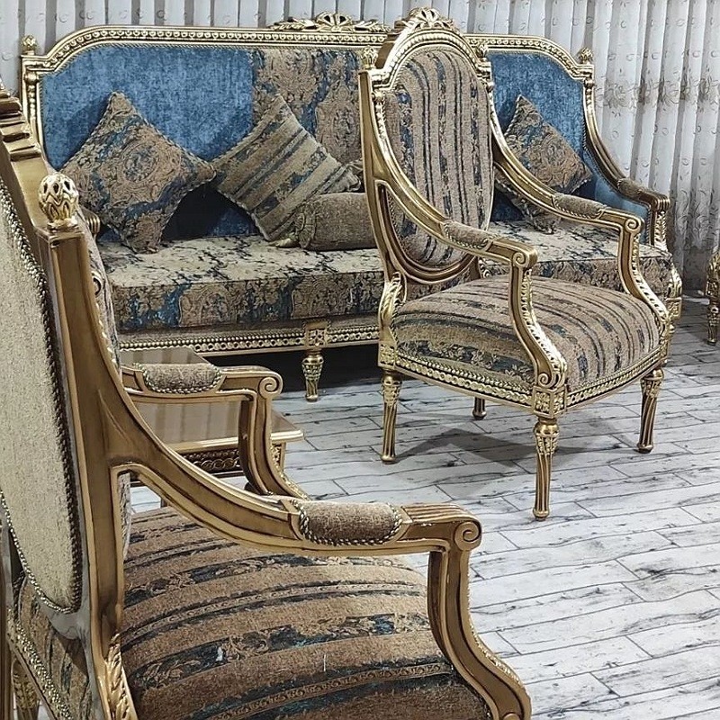 سرویس مبل کلاسیک کاجی مدرن وشیک ارسال رایگان